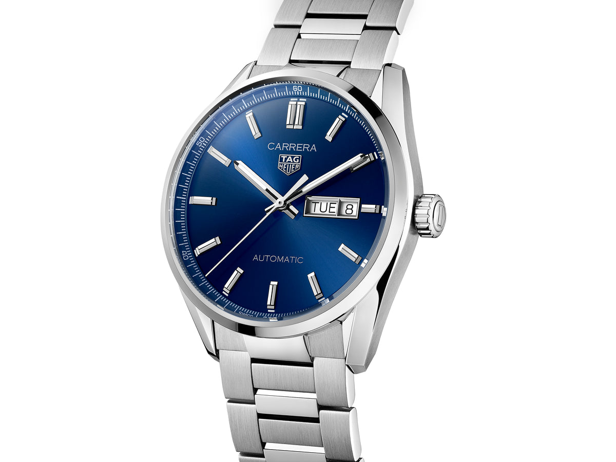 Tag Heuer Carrera Day-Date Automatic Calibre 5 Blue 41mm WBN2010.BA0640