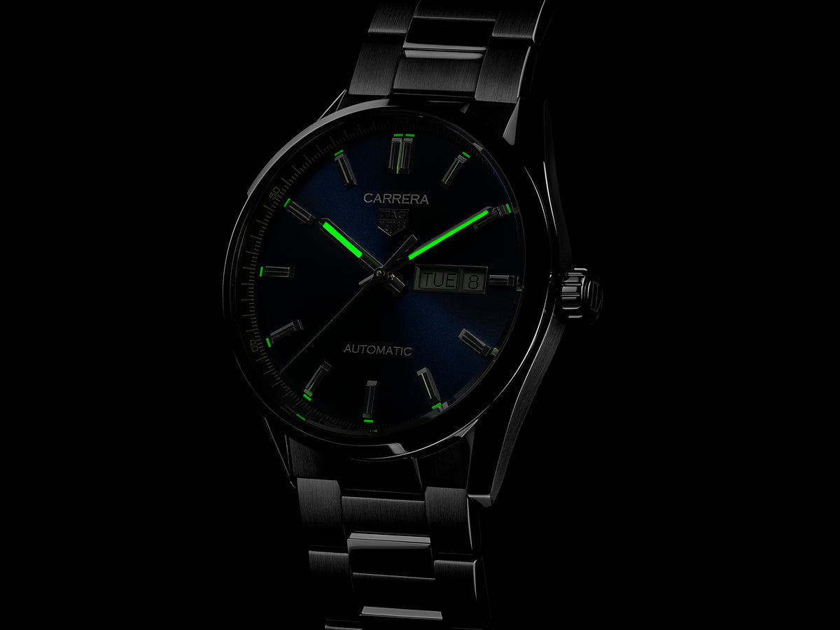 Tag Heuer Carrera Day-Date Automatic Calibre 5 Blue 41mm WBN2010.BA0640