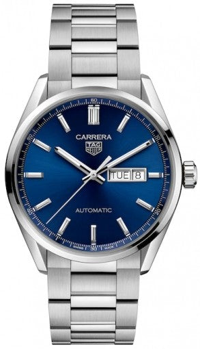 Tag Heuer Carrera Day-Date Automatic Calibre 5 Blue 41mm WBN2010.BA0640
