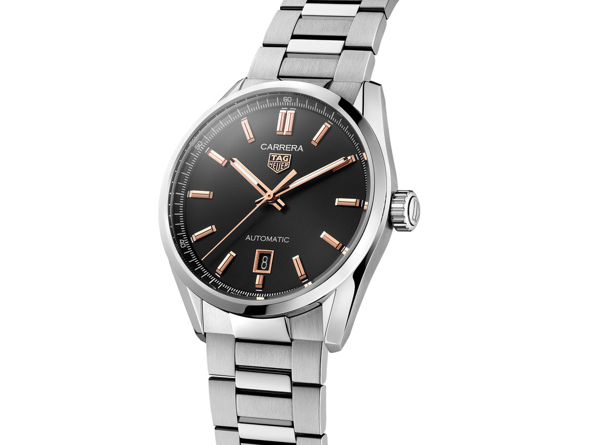 Tag Heuer Carrera Date Automatic Black & Rose 39mm WBN2113.BA0639