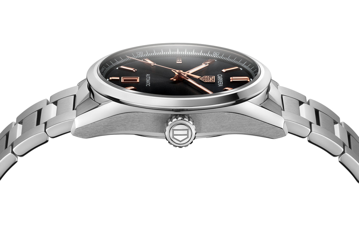 Tag Heuer Carrera Date Automatic Black & Rose 39mm WBN2113.BA0639
