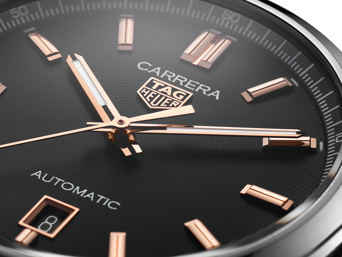 Tag Heuer Carrera Date Automatic Black & Rose 39mm WBN2113.BA0639