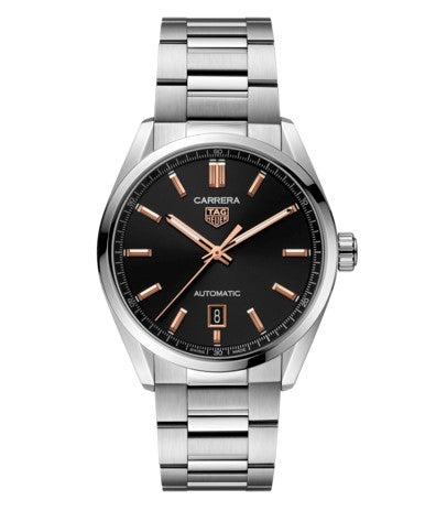 Tag Heuer Carrera Date Automatic Black & Rose 39mm WBN2113.BA0639