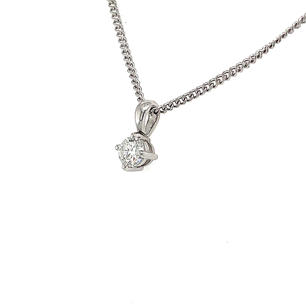 Diamond Single Stone 0.30ct 18ct Pendant