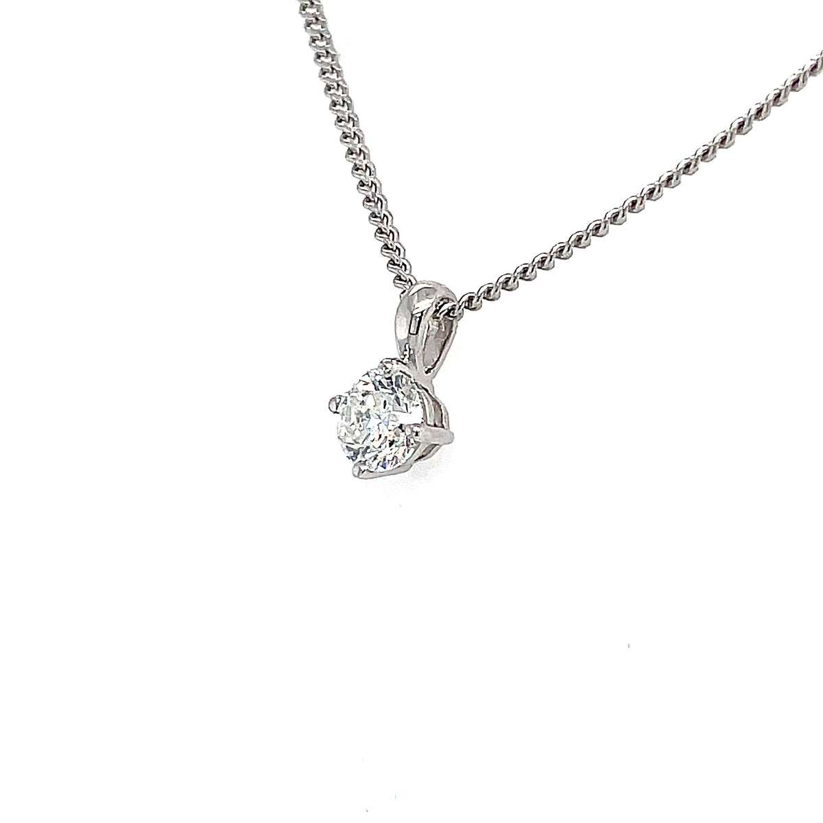 Diamond Single Stone 0.60ct 18ct Pendant