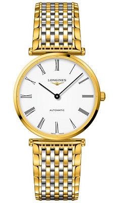 Longines La Grande Classique Automatic Two Tone White Dial 38mm