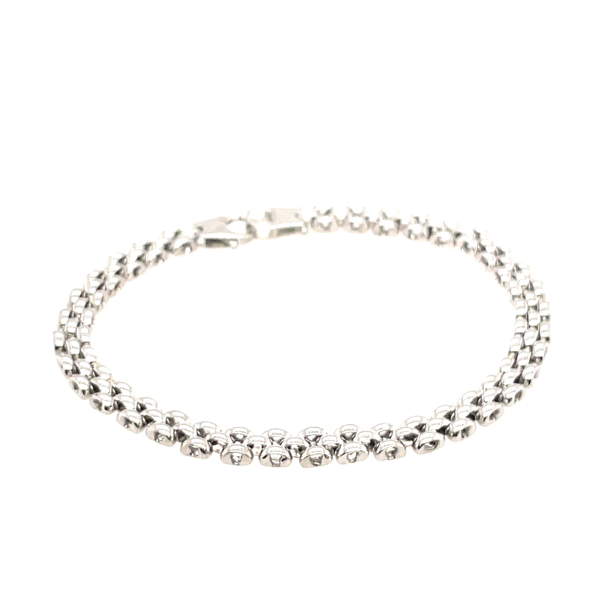 Brick Ladder Link 9ct Bracelet