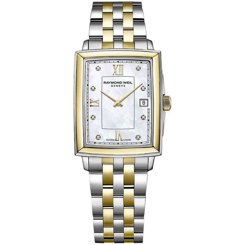 Raymond Weil Tocatta Ladies Two Tone MOP Dial 22.6 x 28.1mm Watch