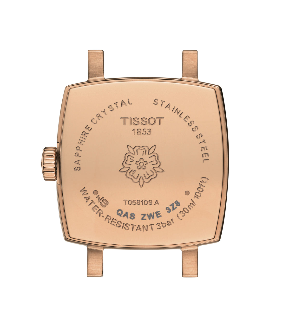 Tissot Lovely Square Brown & Gold 20mm