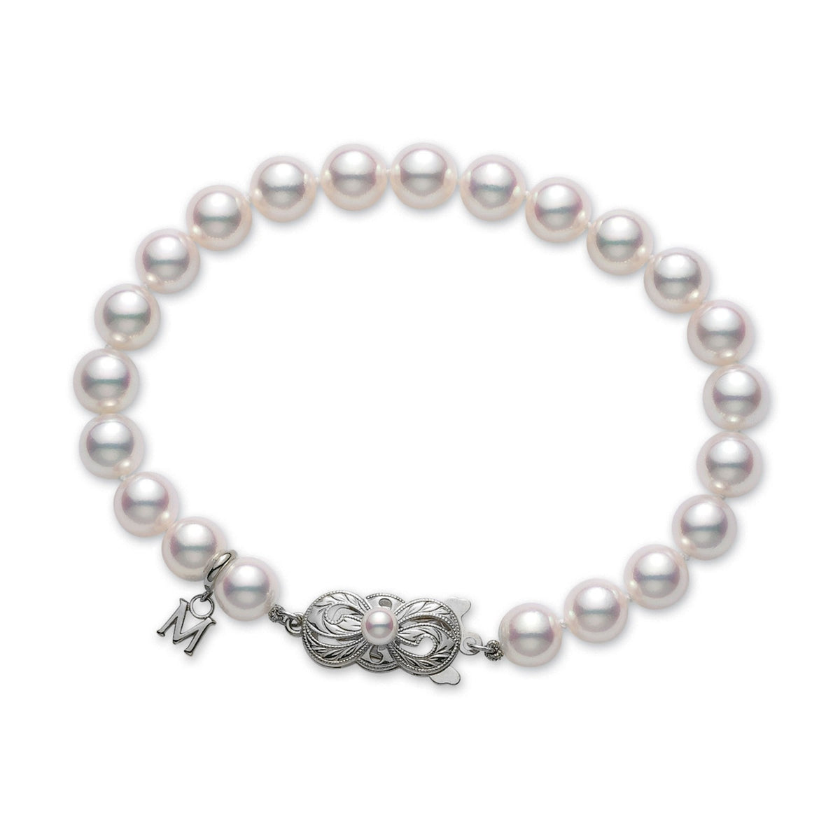 Mikimoto 6.5mm A Akoya Pearl Bracelet UD 65107 W JPW