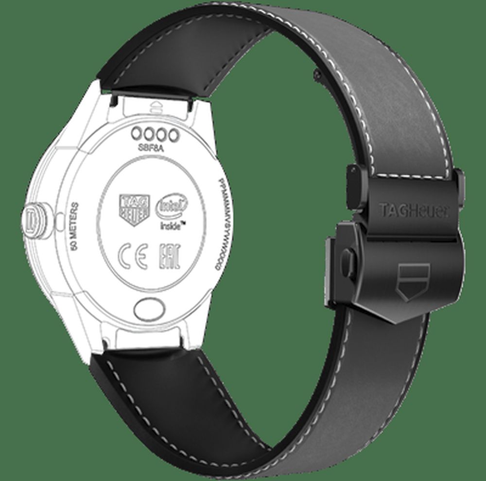Tag Heuer Grey Calfskin Strap