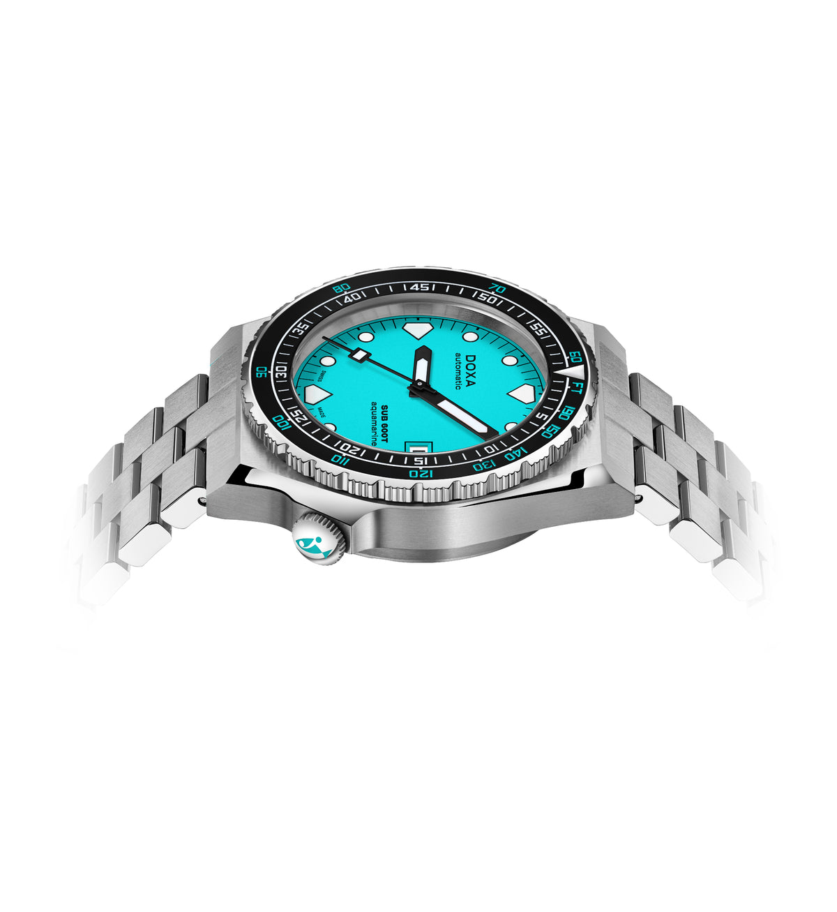 Doxa SUB 600T Aquamarine Stainless Steel Ceramic 861.10.241.10