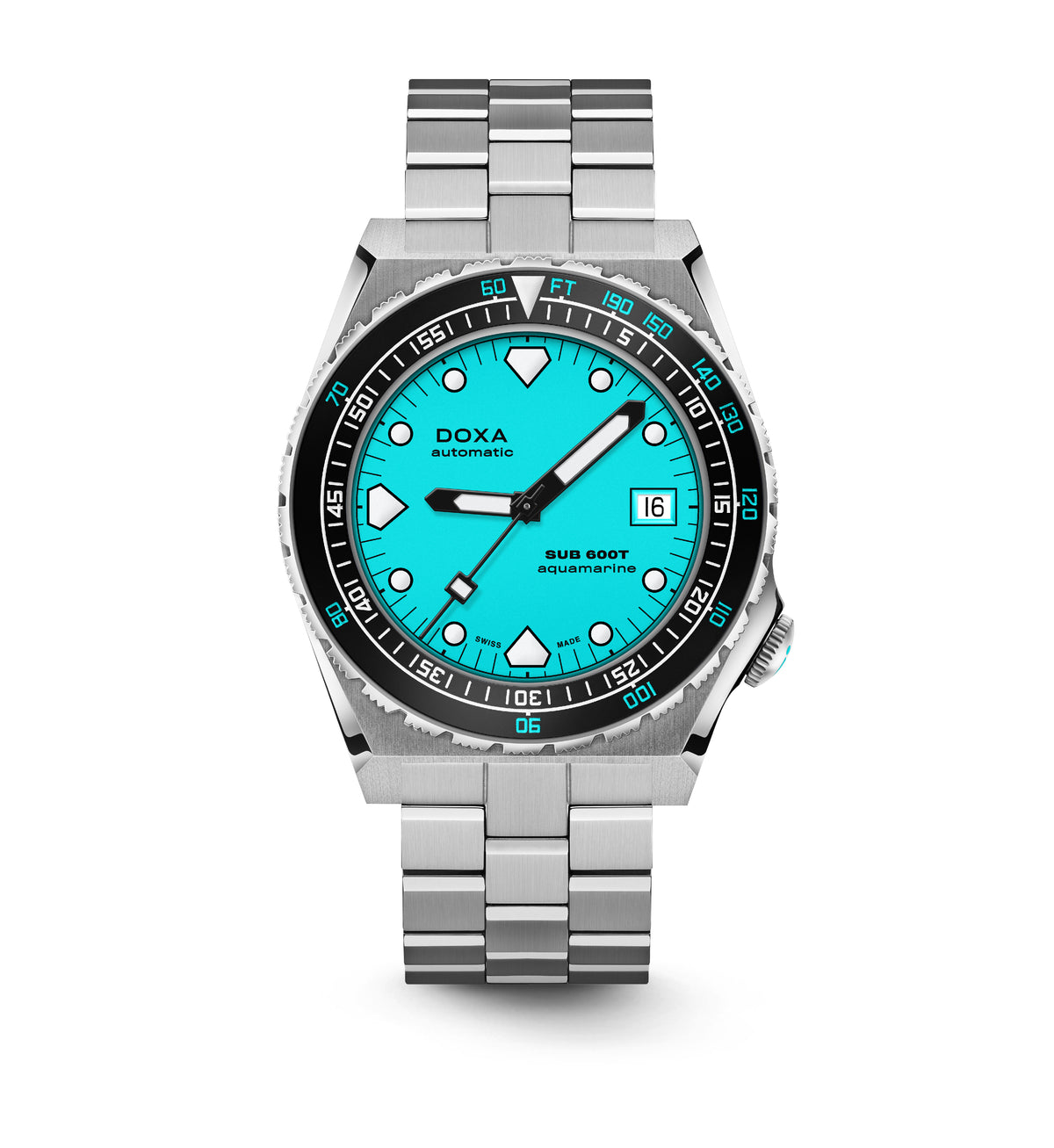 Doxa SUB 600T Aquamarine Stainless Steel Ceramic 861.10.241.10