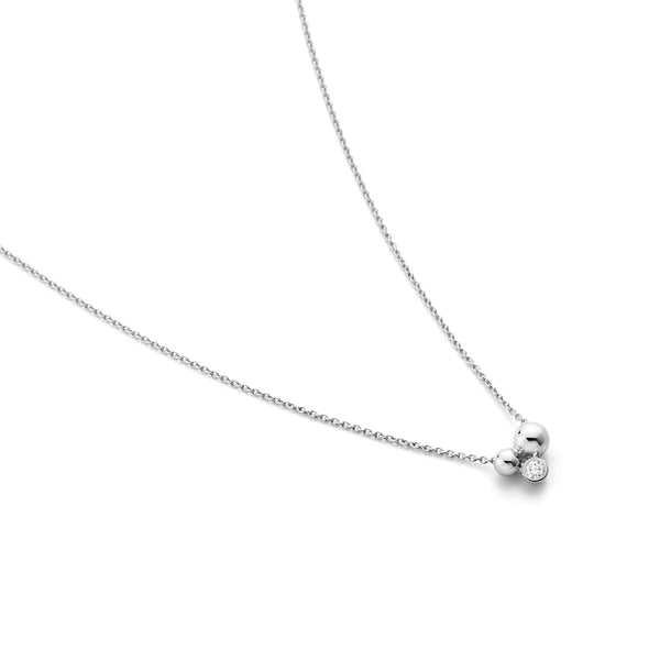 Georg Jensen Moonlight Grapes Pendant, Sterling Silver and Diamond