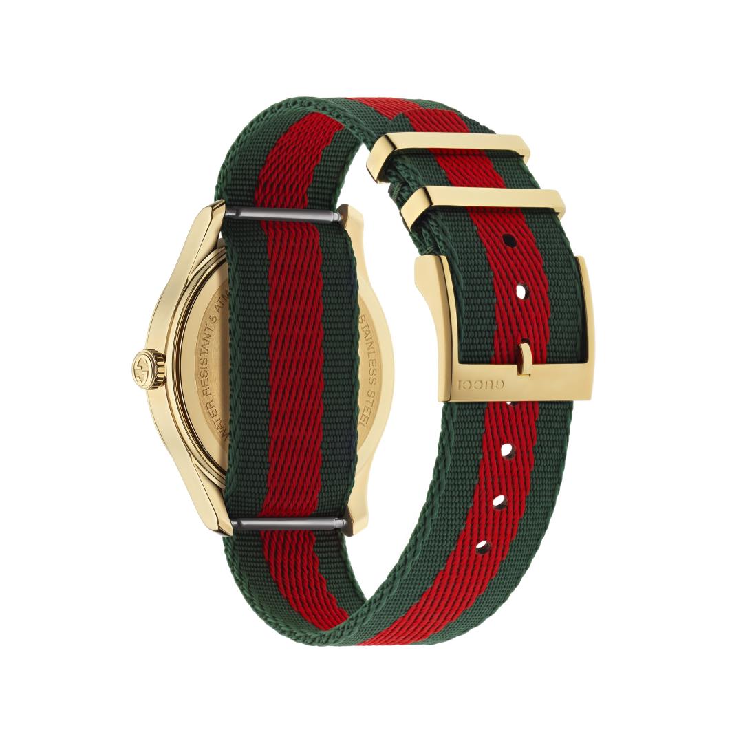 GUCCI G-Timeless Green & Red 38mm Watch YA126487B