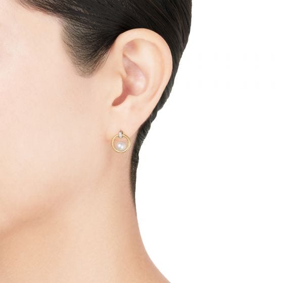 Mikimoto Circle Collection - Akoya Earrings