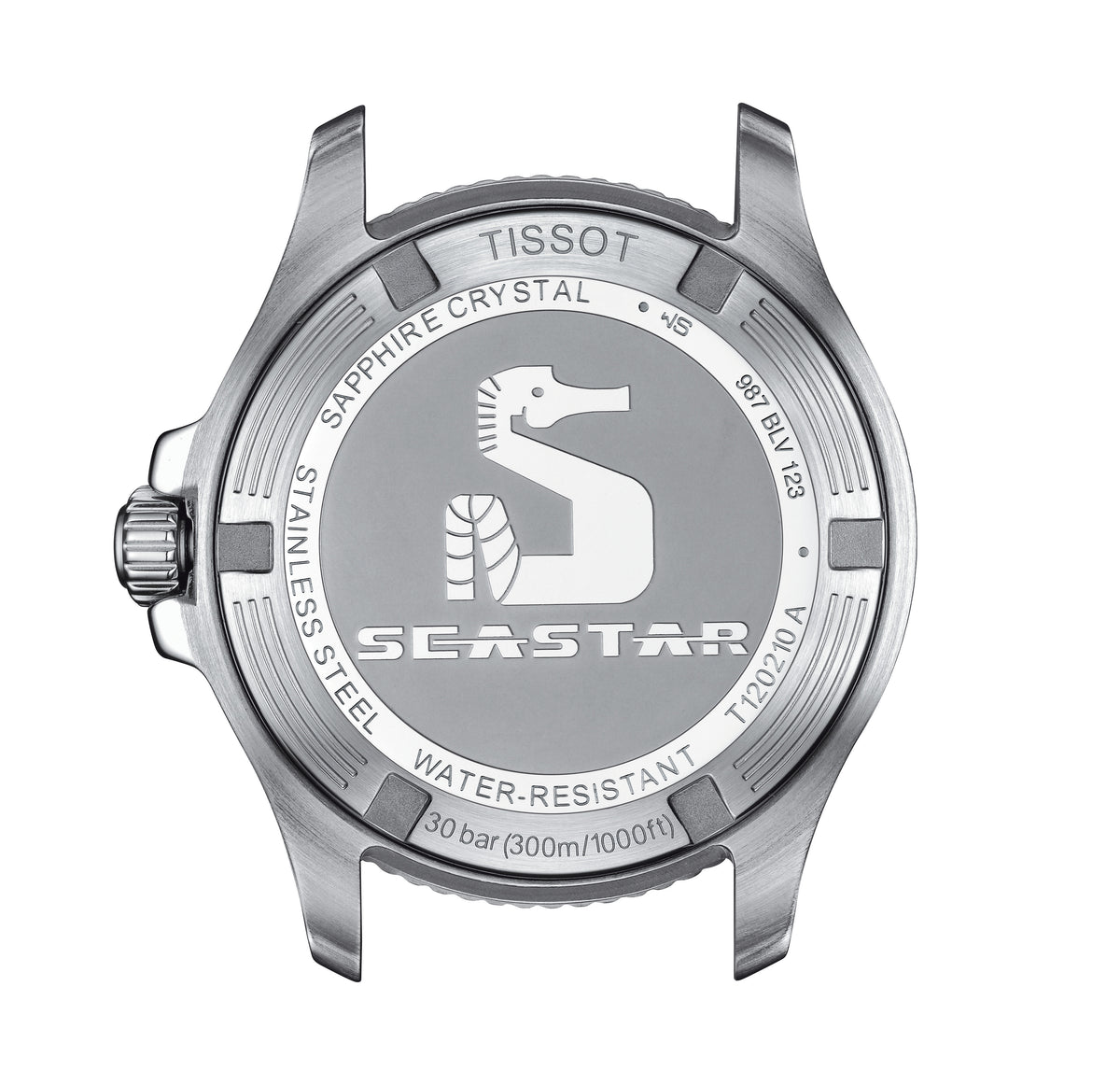 Tissot Seastar 1000 Black & Gold 36mm Watch T1202102105100