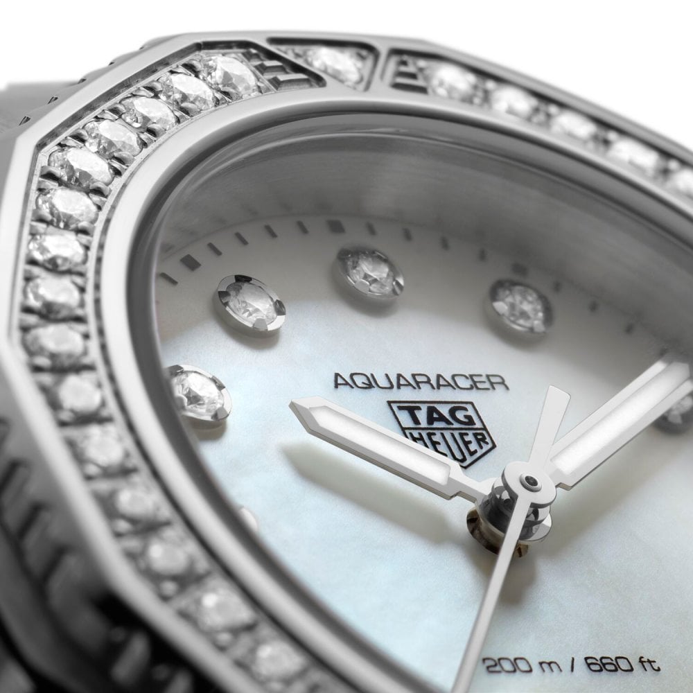 Tag Heuer Aquaracer Professional 200m Ladies Quartz MOP Diamond WBP1417.BA0622