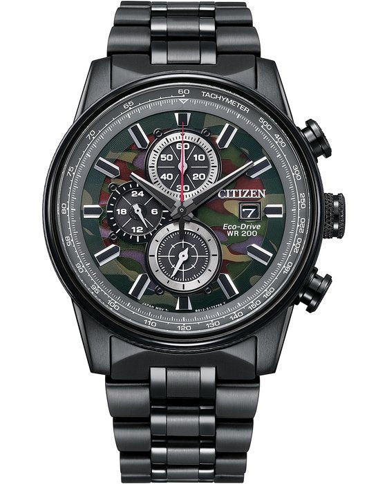 Citizen Eco- Drive Nighthawk Camoflauge Chronograph 43mm CA0805-53X