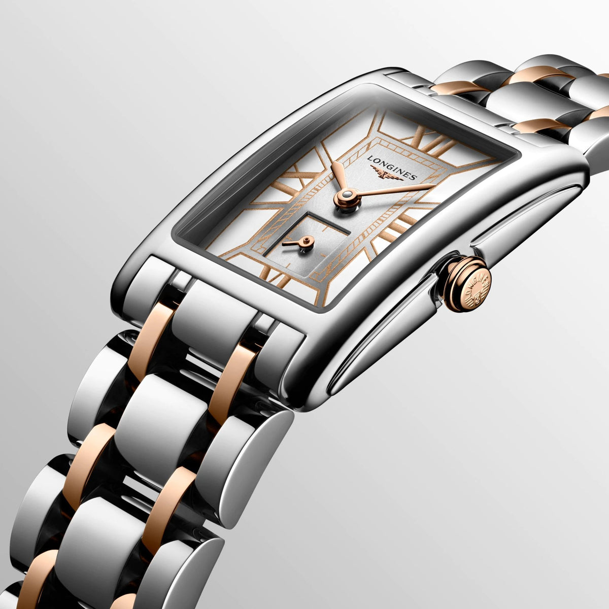 Longines DolceVita Two Tone Steel & Rose Watch 20.8mm L5.255.5.75.7
