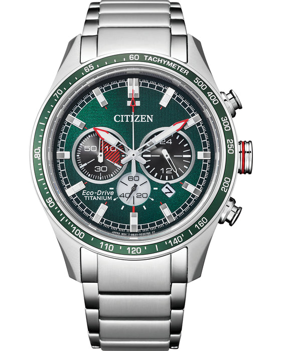 Citizen Eco-Drive Super Titaniumâ„¢ Chronograph Green 43mm