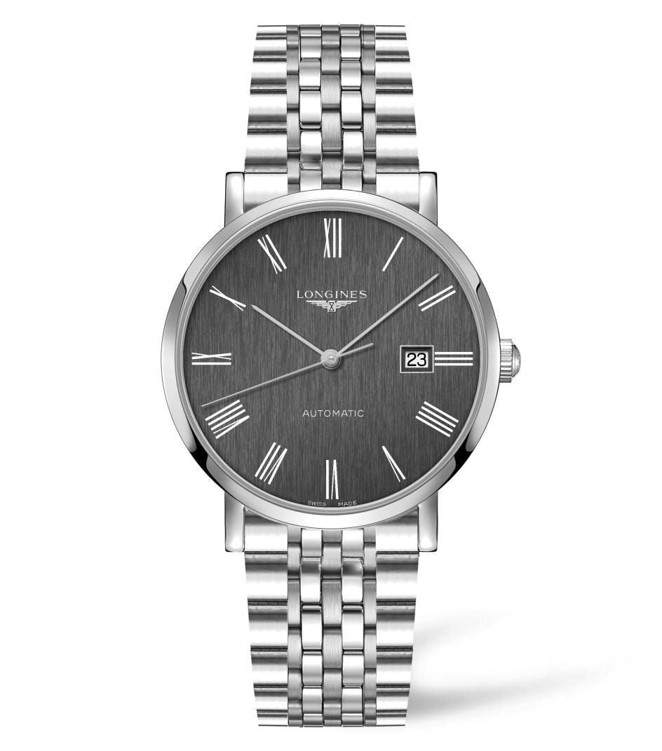 Longines Elegant Collection Automatic Date Grey 41mm L8.115.4.67.6