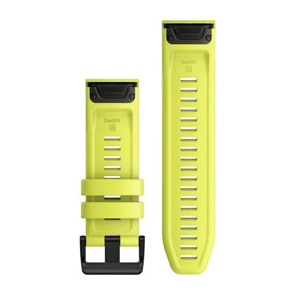 Garmin QuickFit® 26mm Amp Yellow Silicone Strap 010-12864-04