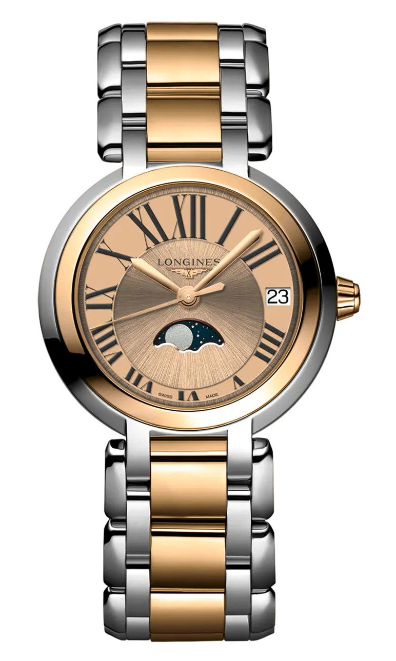 Longines Primaluna Two Tone Moonphase 30.5mm L8.115.5.31.7