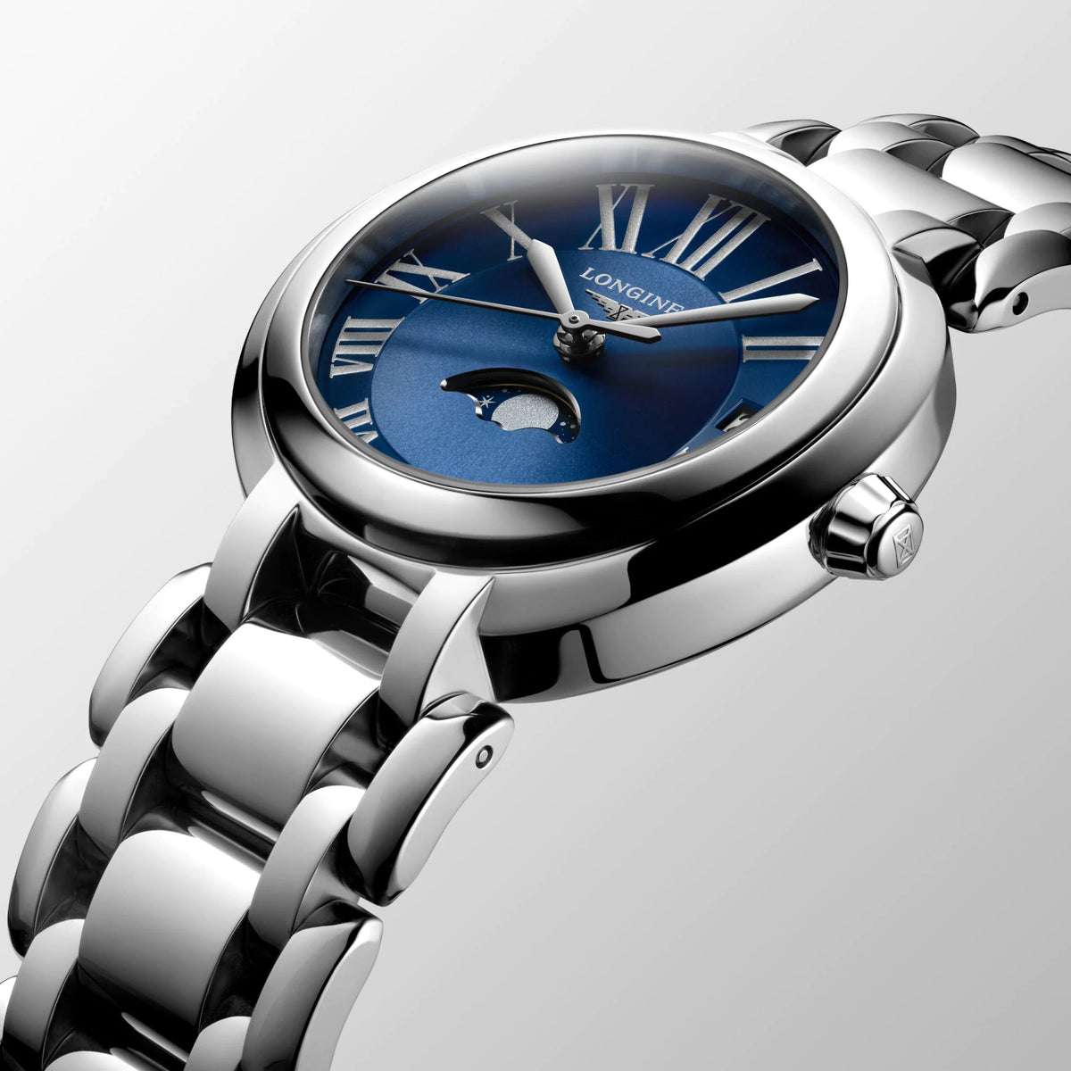 Longines Primaluna Blue Moonphase Watch 30.5mm L8.115.4.91.6
