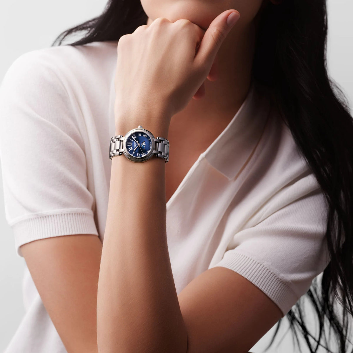 Longines Primaluna Blue Moonphase Watch 30.5mm L8.115.4.91.6