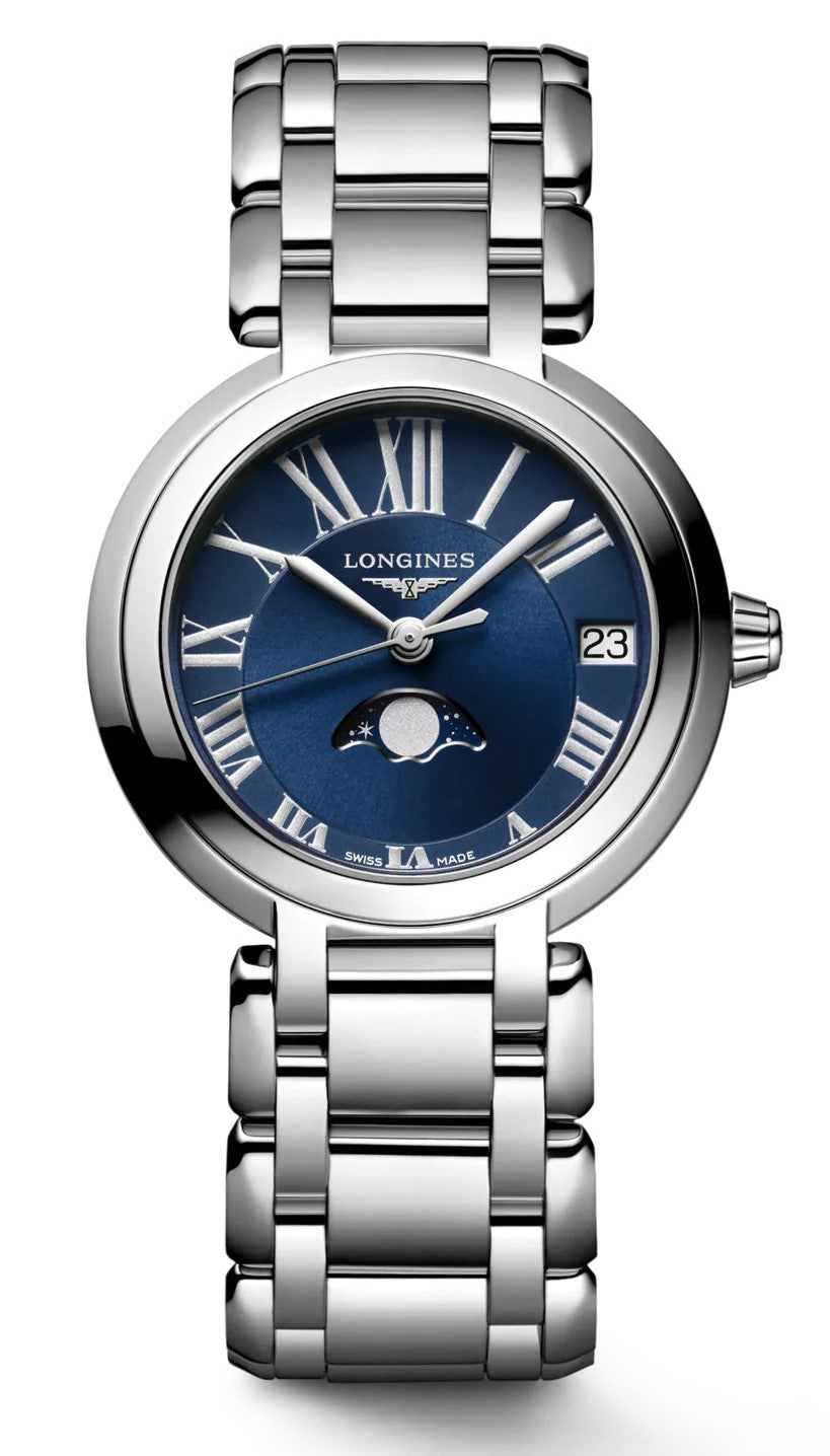 Longines Primaluna Blue Moonphase Watch 30.5mm L8.115.4.91.6