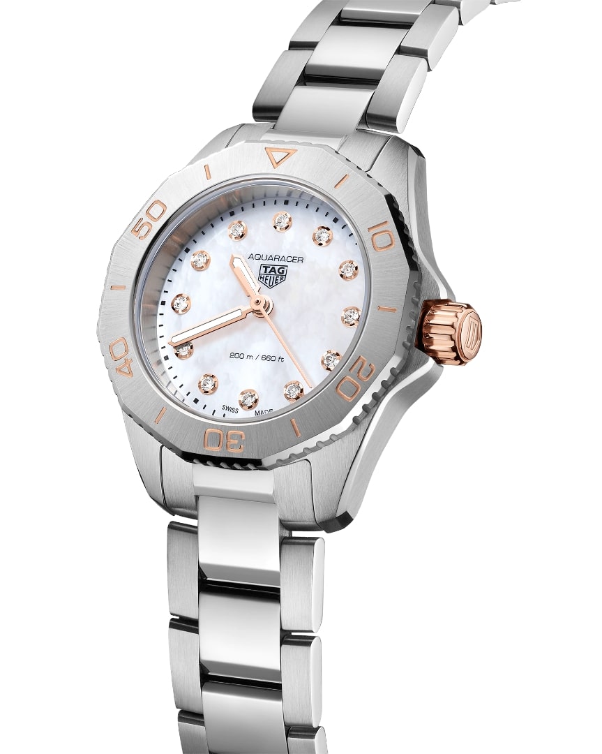 Tag Heuer Aquaracer Professional 200m Ladies Quartz MOP & Rose WBP1450.BA0622
