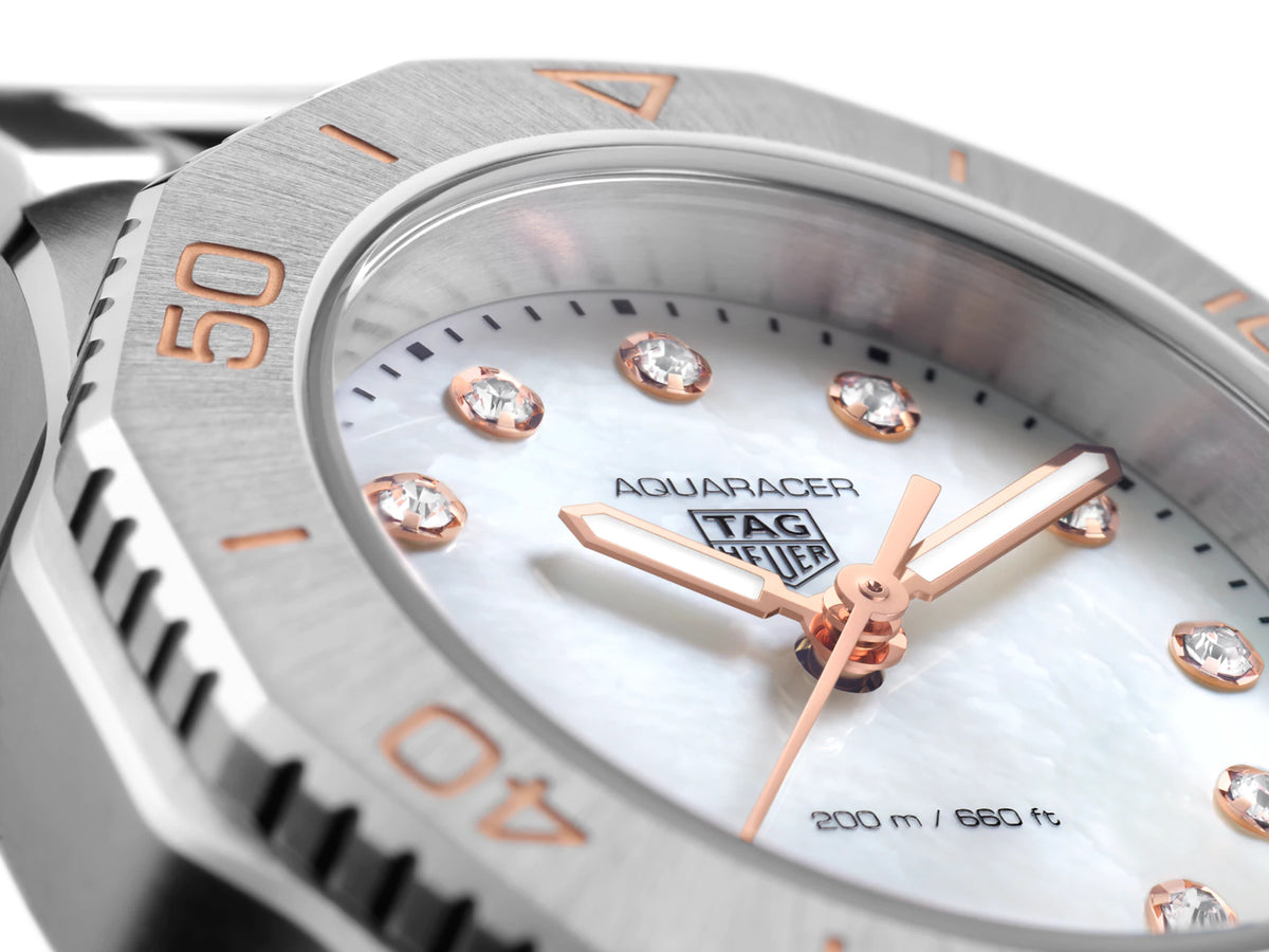 Tag Heuer Aquaracer Professional 200m Ladies Quartz MOP & Rose WBP1450.BA0622
