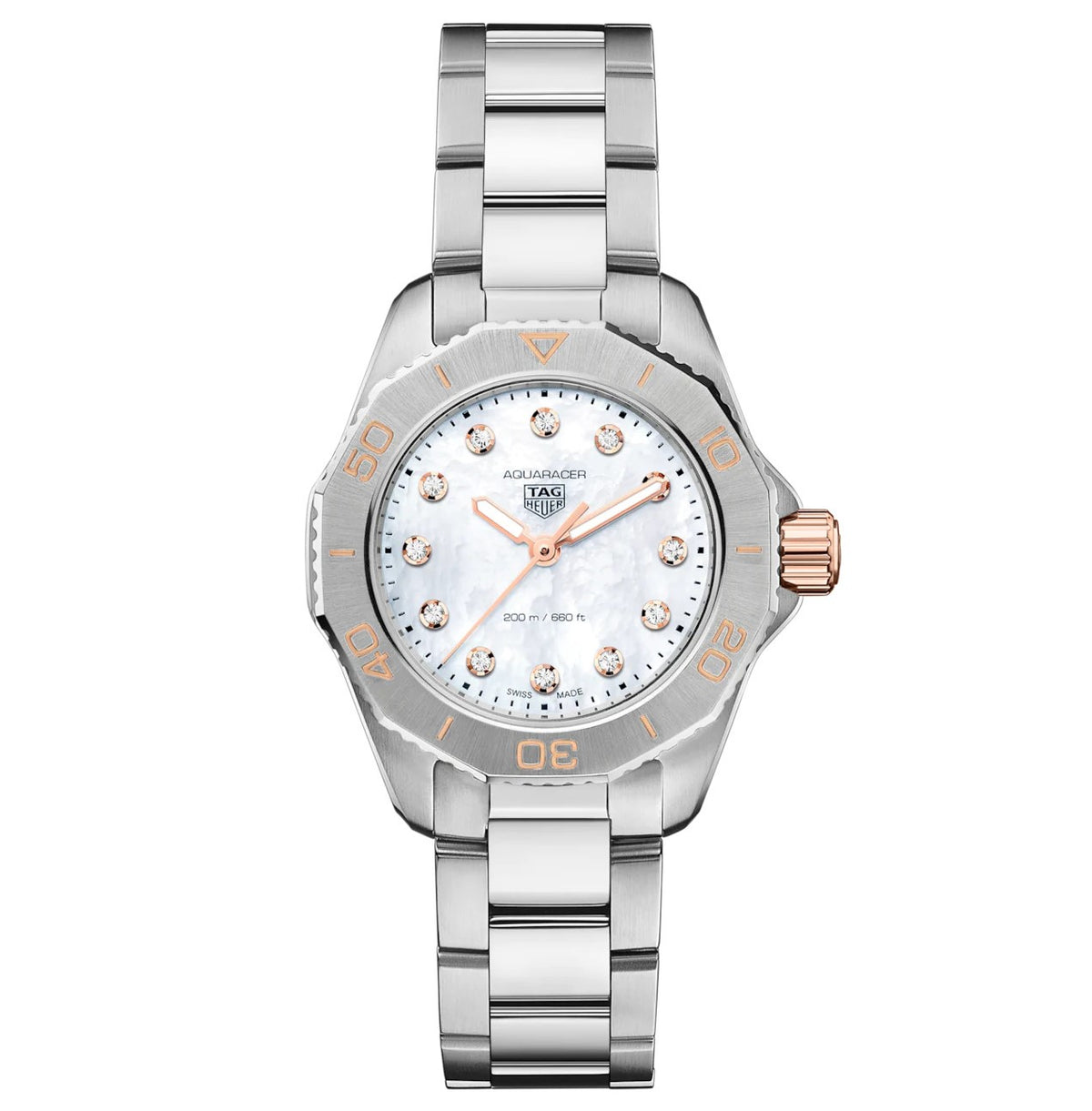 Tag Heuer Aquaracer Professional 200m Ladies Quartz MOP & Rose WBP1450.BA0622