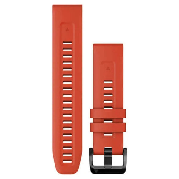Garmin QuickFit® 22mm Flame Red Silicone 010-13111-04