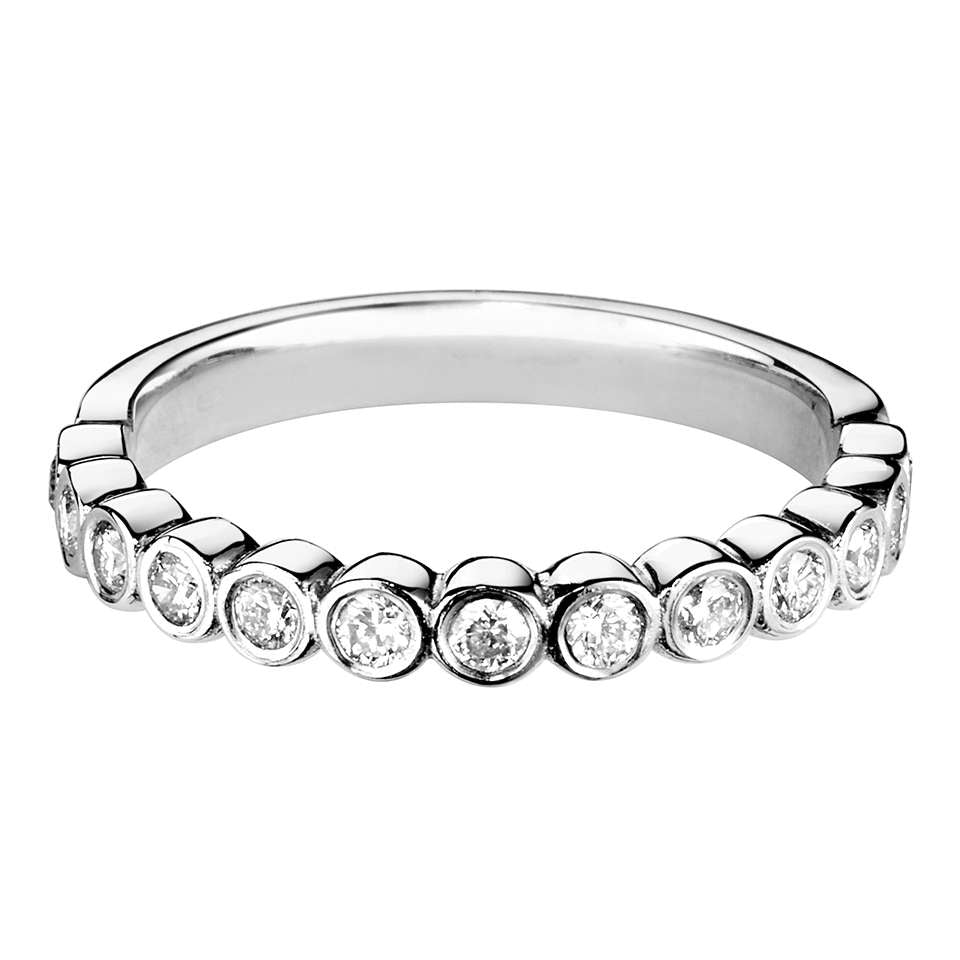 Platinum Round Style Wedding Band