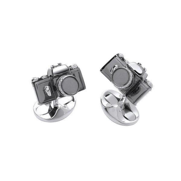 Deakin & Francis Sterling Silver Camera Cufflinks