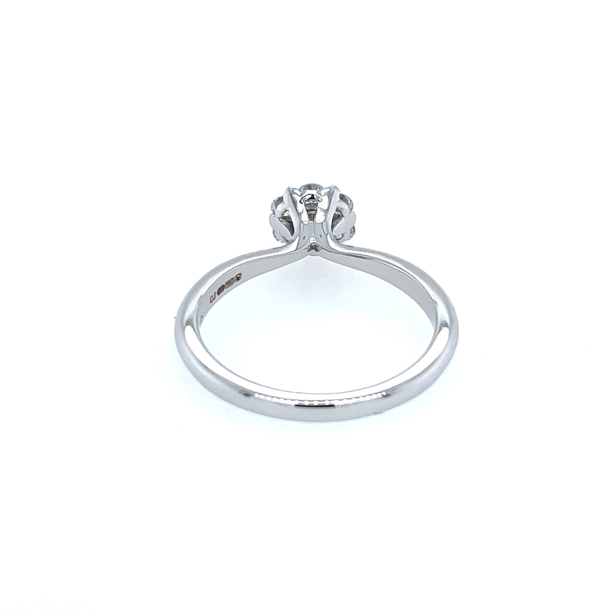 Diamond Flower Cluster 18ct White Gold Ring