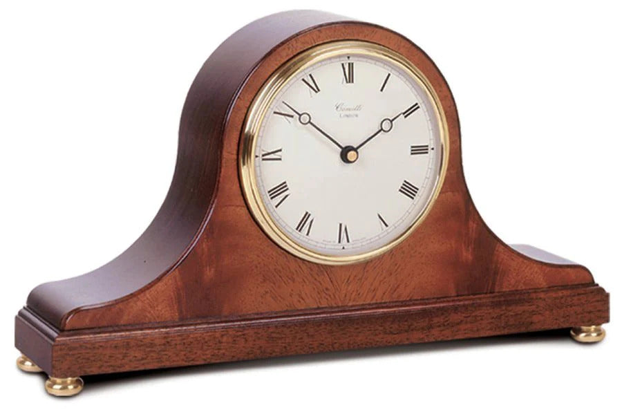Comitti The Regency Napoleon Mahogany Mantel Clock - Quartz