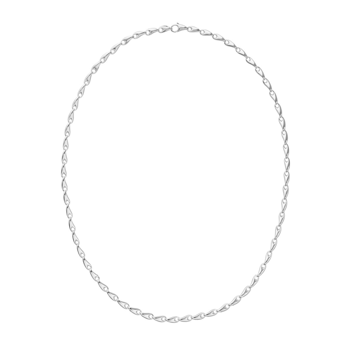 Georg Jensen Reflect Necklace, 55cm, Sterling Silver