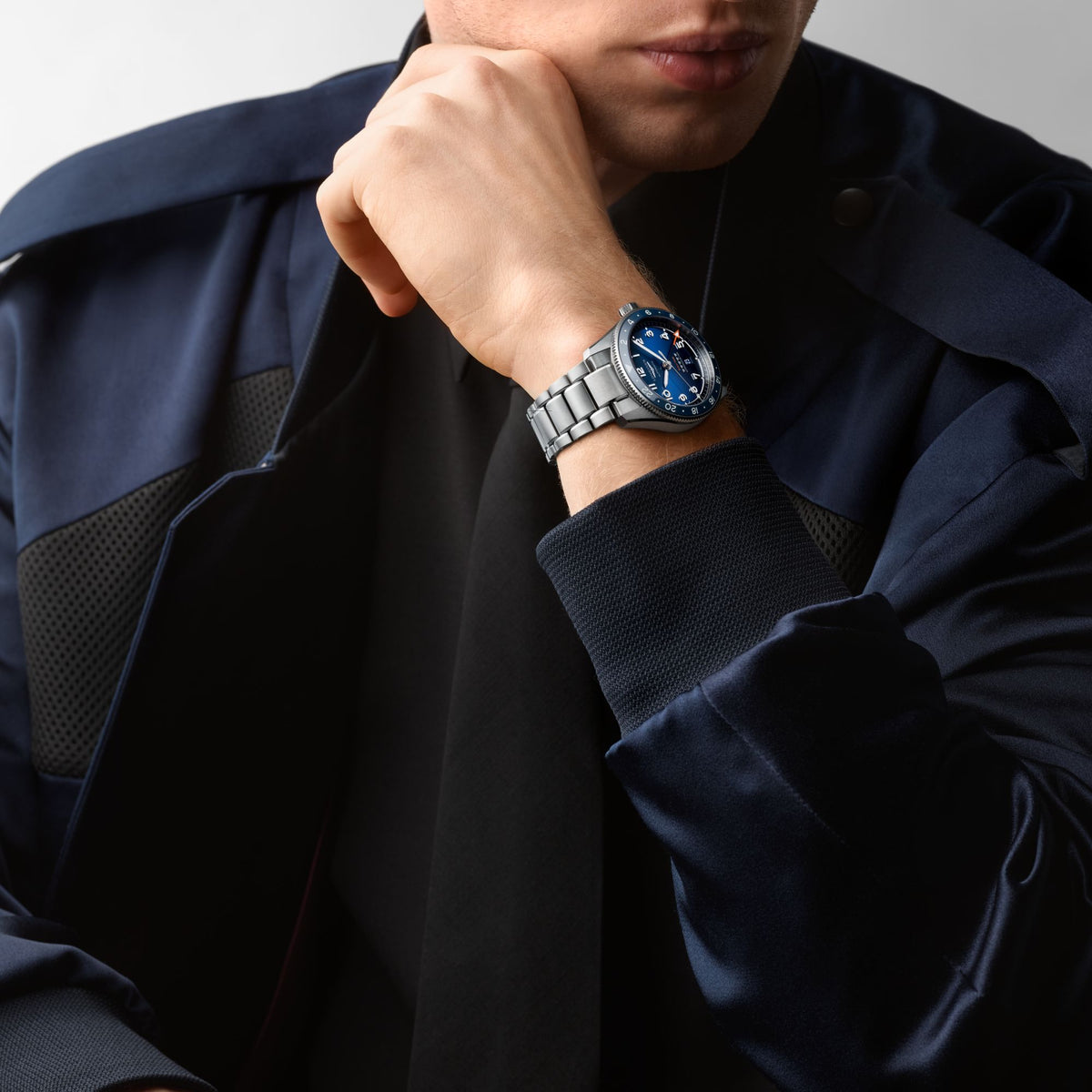 Longines Spirit Automatic Blue Zulu Time 42mm L3.812.4.93.6