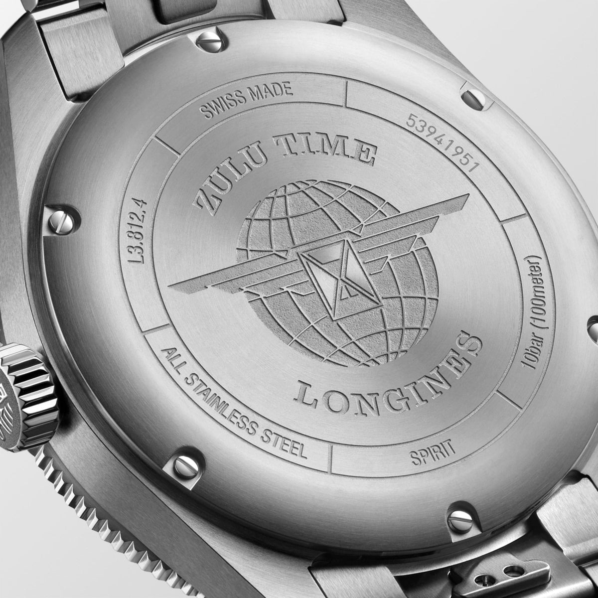 Longines Spirit Automatic Blue Zulu Time 42mm L3.812.4.93.6