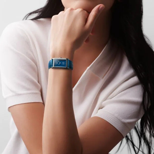Longines DolceVita Blue Strap Watch 23.3mm L5.512.4.90.2