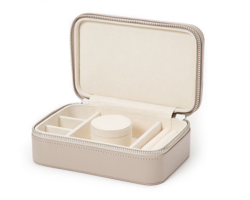 Wolf Sophia Travel Zip Case - Mink