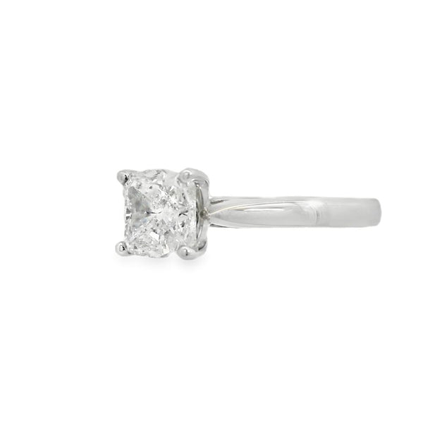 Hayes & Lake Cushion Cut Single Stone 1.50ct Lab Grown Diamond, Platinum Ring