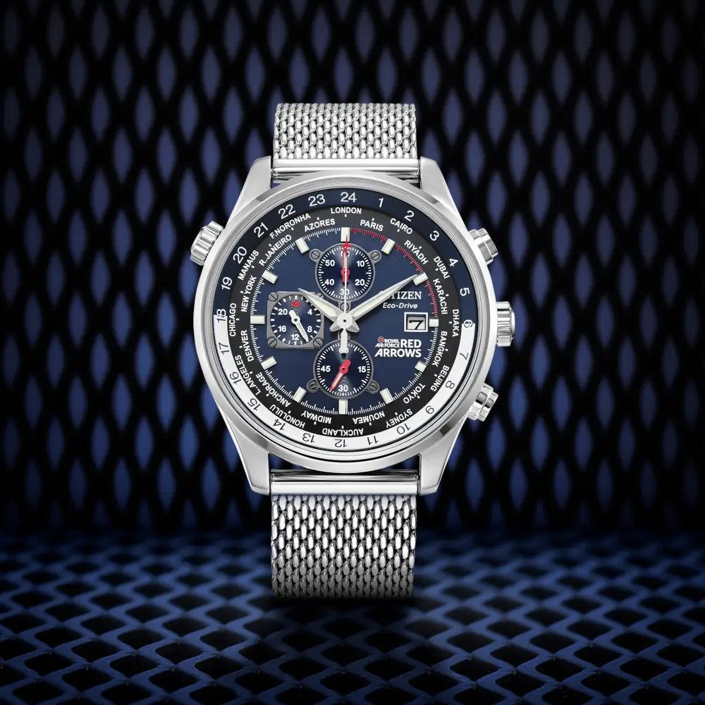 Citizen Eco-Drive Red Arrow Chrono Blue 43mm CA0081-78L