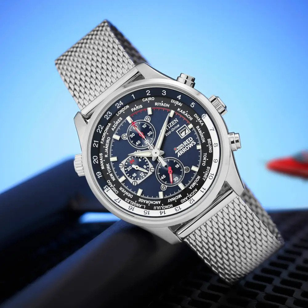 Citizen Eco-Drive Red Arrow Chrono Blue 43mm CA0081-78L