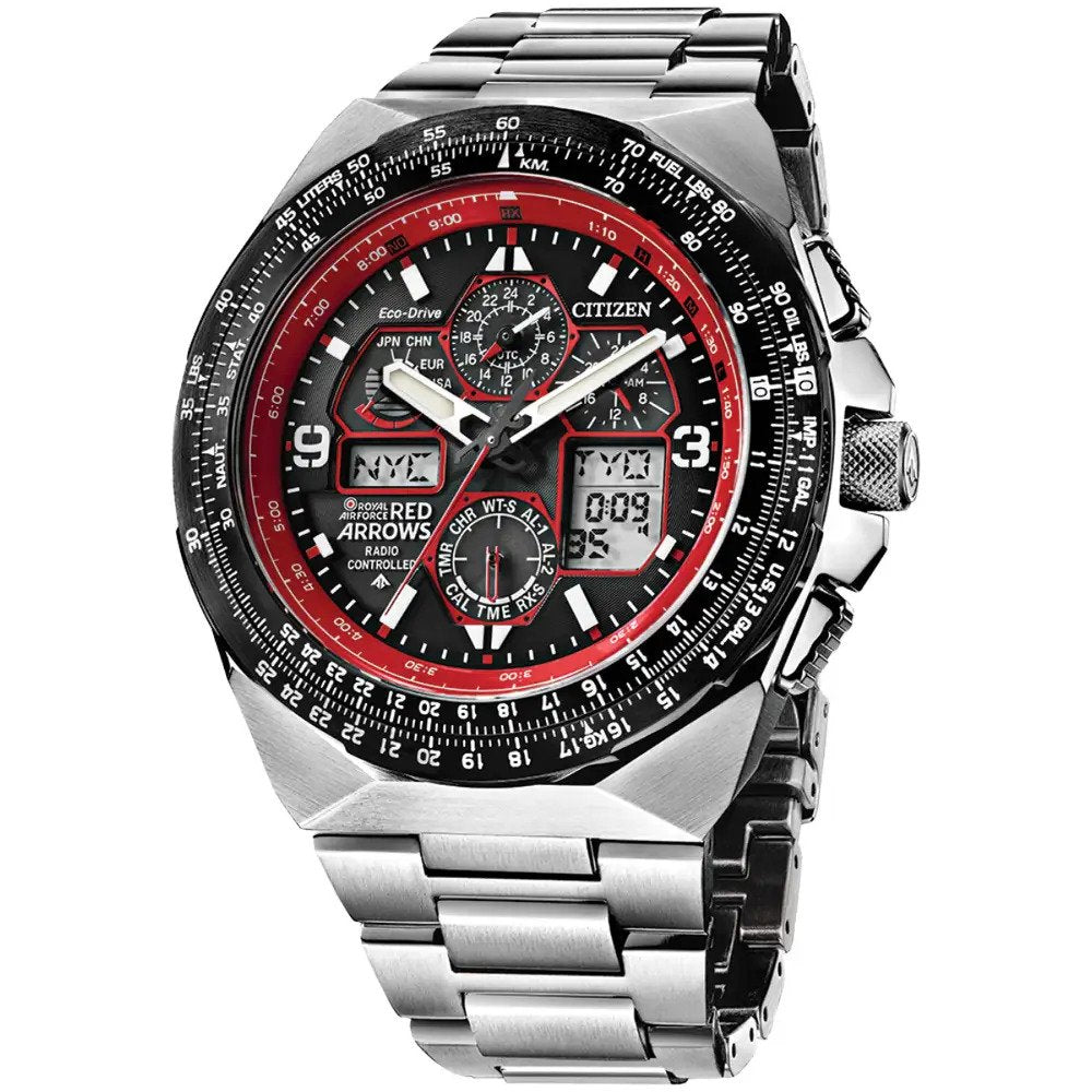 Citizen Eco-Drive Red Arrows Limited Edition Skyhawk A.T 46mm Watch JY8126-51E