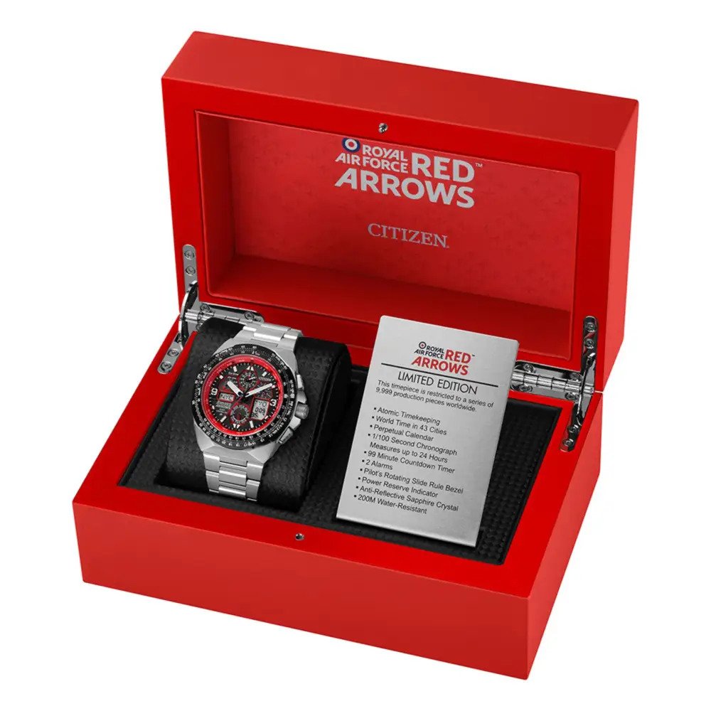 Citizen Eco-Drive Red Arrows Limited Edition Skyhawk A.T 46mm Watch JY8126-51E