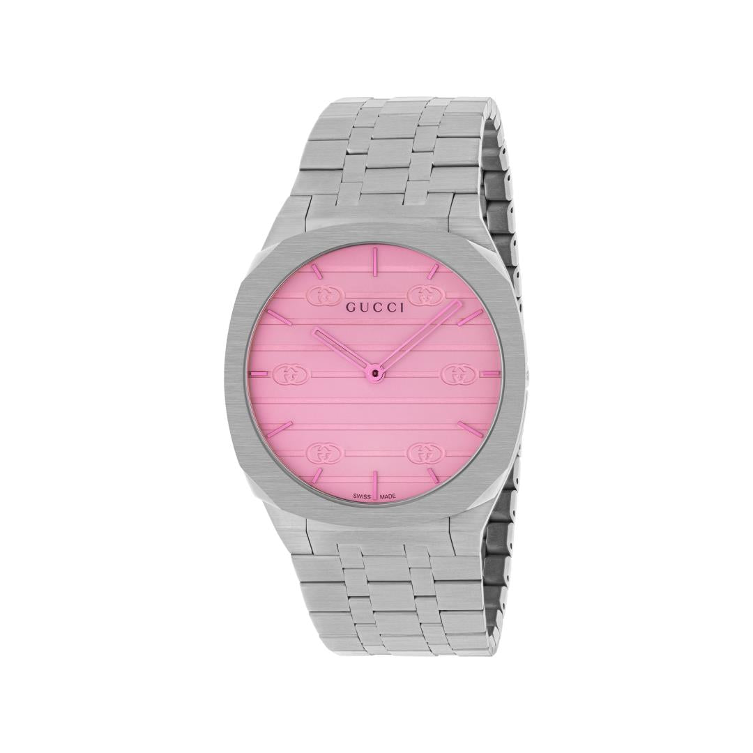 GUCCI 25H Unisex 38mm Watch YA163409